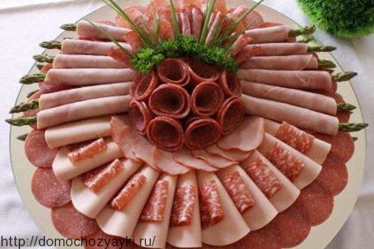 Как украсить нарезку фото